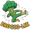 Brocco-Lee Punny Kicking Broccoli Ninja