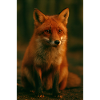 Wild animals, fox