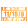 55e anniversaire Edition limitée - ꝏ Approvisionnement 11/1970