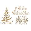 Merry Christmas convivial round in Advent