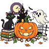 Halloween Pumpkin Ghost Creepy