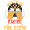 Zwei Biere Volltreffer