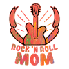 Rock 'n Roll Mom Rock Band Guitar Music