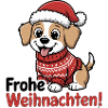 Weihnachtshund – Frohe Weihnachten!