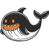Whale Halloween Zombie