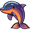Dolphin Halloween Zombie