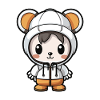 Mouse Winter Animal Baby Comic
