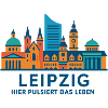 Leipzig Skyline Pulsating Silhouette
