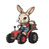 Rabbit Tractor Farmer