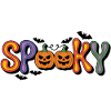 Spooky Pumpkin Lettering
