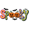 Spooky Pumpkin Letters Halloween