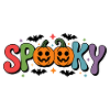Police d’Halloween citrouille effrayante