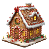 Gingerbread House Winter Magic