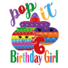 pop it Birthday girl 6