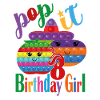 pop-it Fille d’anniversaire 8