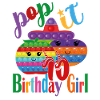 pop-it Birthday girl 10
