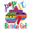 pop-it Birthday girl 7