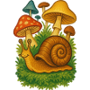 Mushroom Grove Snail