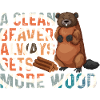 Clean beaver gets more wood