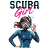 Scuba Girl Diver Design