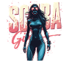 Scuba Girl Diver Design