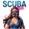 Scuba Girl Diver Design