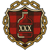 XXX Bottle Shield Patch