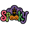 Spooky Halloween Lettering