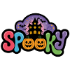 Spooky Halloween House Illustration
