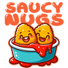 Saucy Nugs Blue Bowl