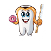 Zahnheld Donut Toothbrush