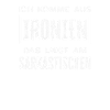 Je viens des ironies – Mer sarcastique
