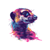 Coloured Meerkat