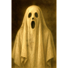 Ghost in sheets, Halloween