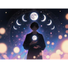 Moon Phases Mysticism Dreamer