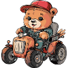 Bear Tractor Farmer
