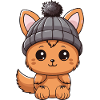 Squirrel Winter Animal Baby Comic
