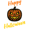 Grunge Pumpkin – Happy Halloween Shirt