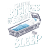 Eternal Sleep Coffin Motif - Halloween