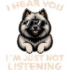 Keeshond Saying Dogs Funny Keeshond Gift