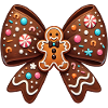 Chocolate Bow Gingerbread