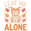 Chat Automne Drôle Laissez-moi tranquille