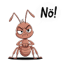 Funny Ant Says No