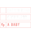Gender Reveal Easter Mom-to-be