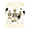 Skeleton Crew Pickleball Halloween Design