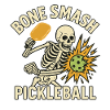 Bone Smash Pickleball Skeleton Halloween
