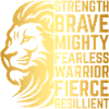Grunge Lion | Strength, Courage & Style