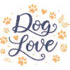 Dog Love Footprints