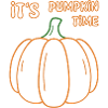 Its Pumpkin Time Illustration