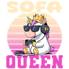 Sofa Queen - Einhorn zocken